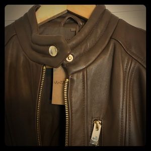 MK women’s vintage leather jacket